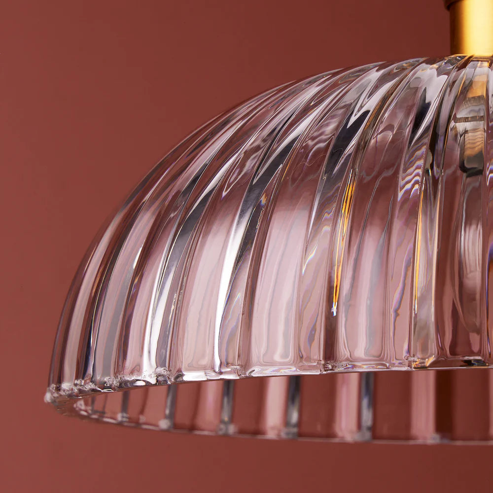 Pooky Hartley Pendant Light in clear glass