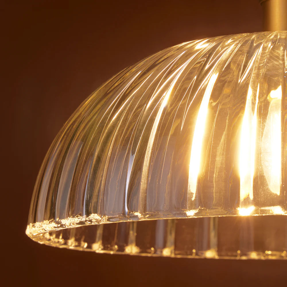 Pooky Hartley Pendant Light in clear glass