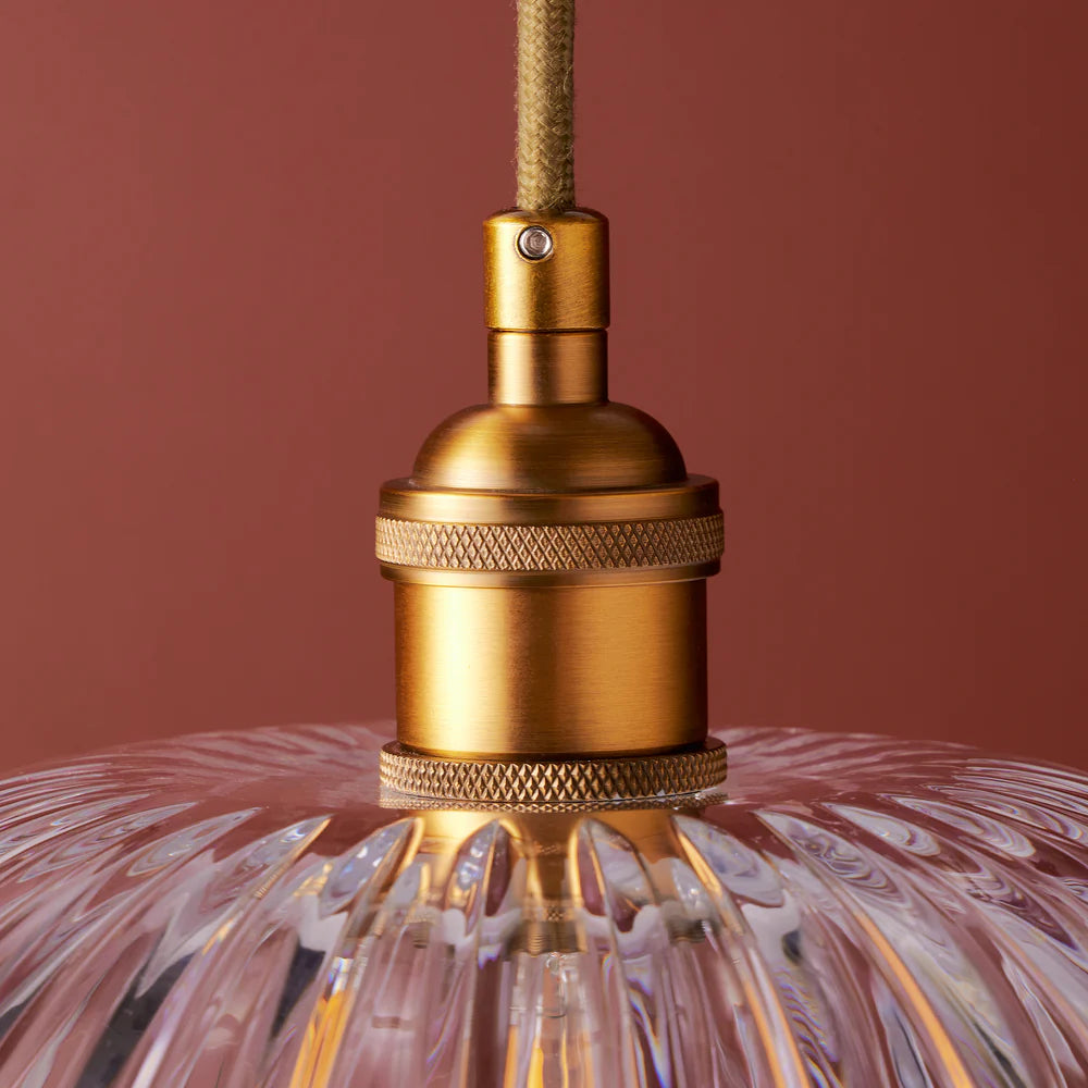 Pooky Hartley Pendant Light in clear glass