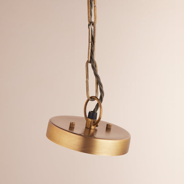 Pooky - Hydra Pendant Light - Blown Glass And Brass