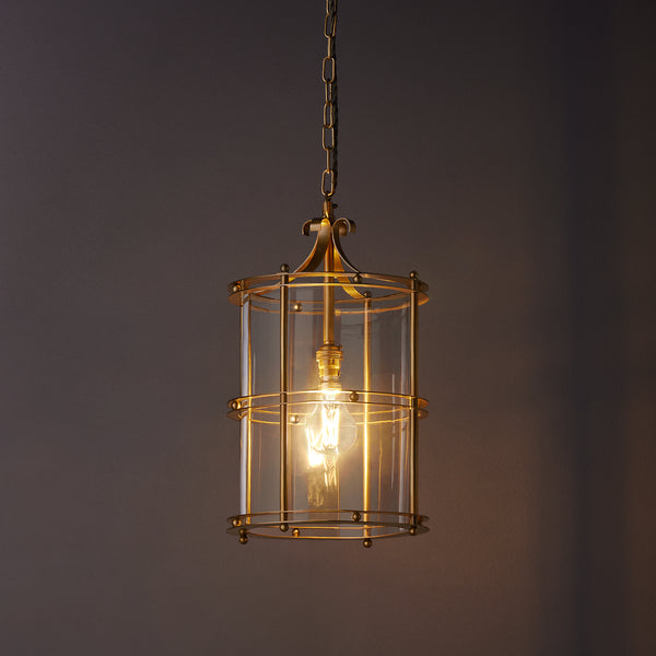 Pooky - Jupiter Lantern Light - Antique Brass