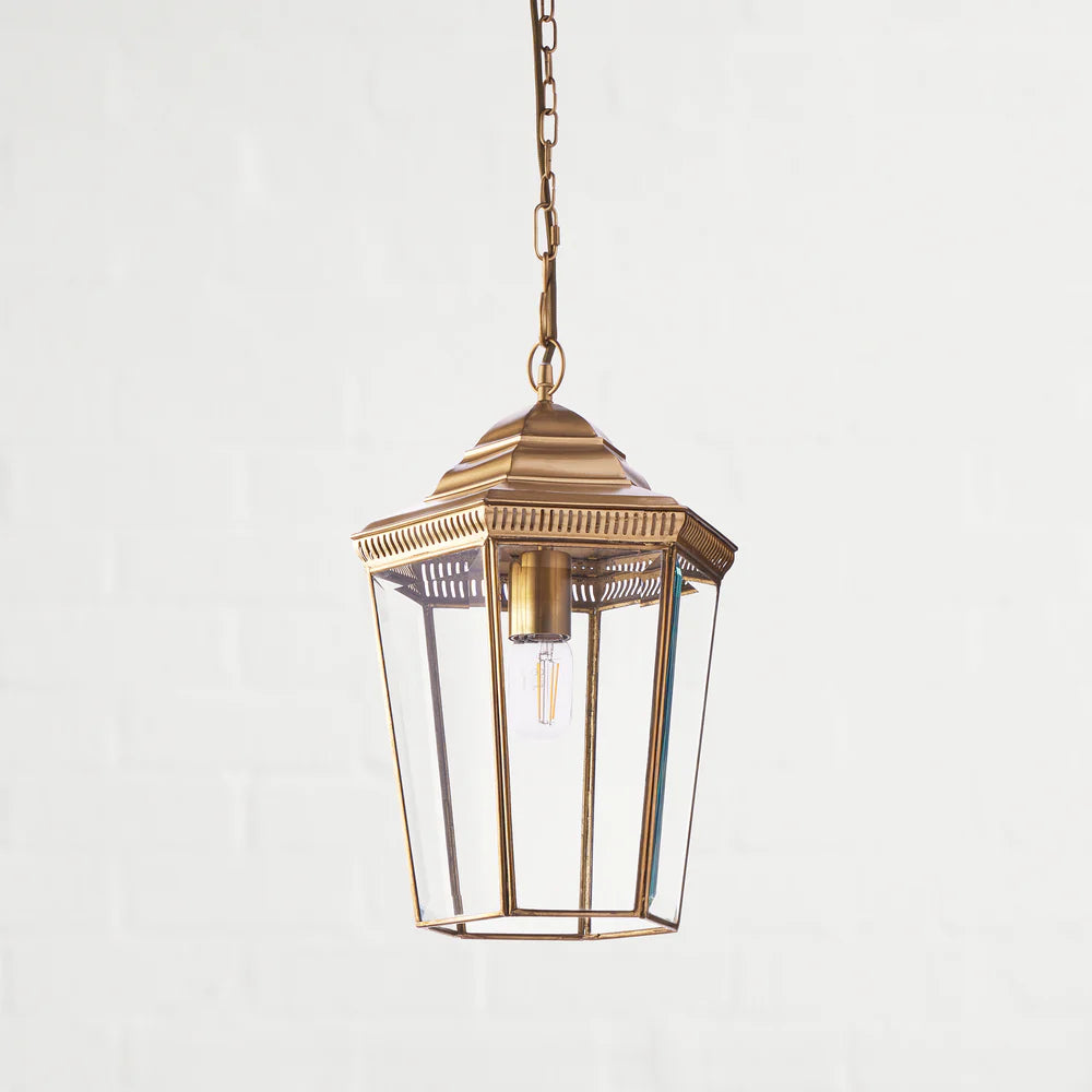 Pooky Markham Lantern in antique brass