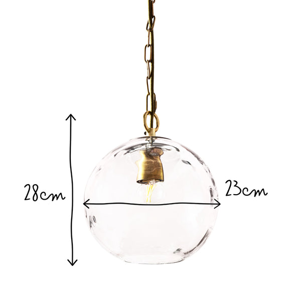Pooky - Mars Pendant Light - Clear Glass