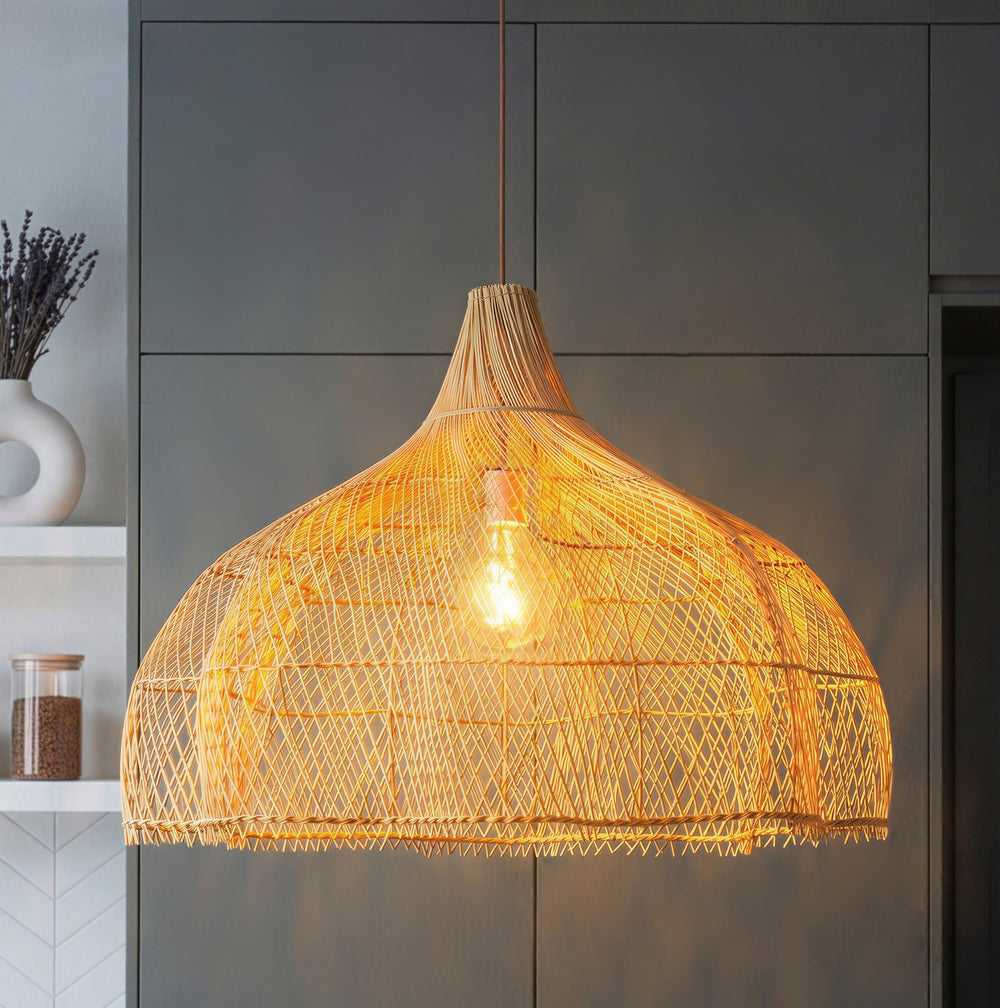Pooky - Nestling Pendant - Natural Rattan