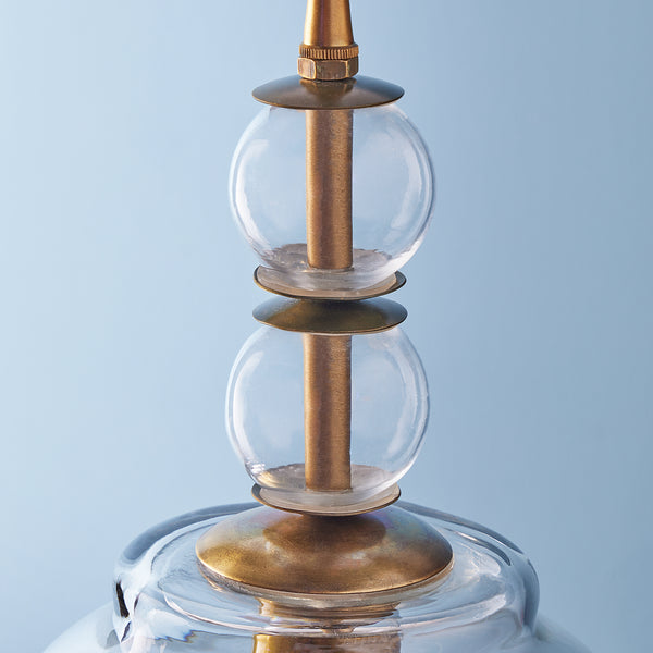 Pooky - Pecadillo Pendant Light - Glass With Brass