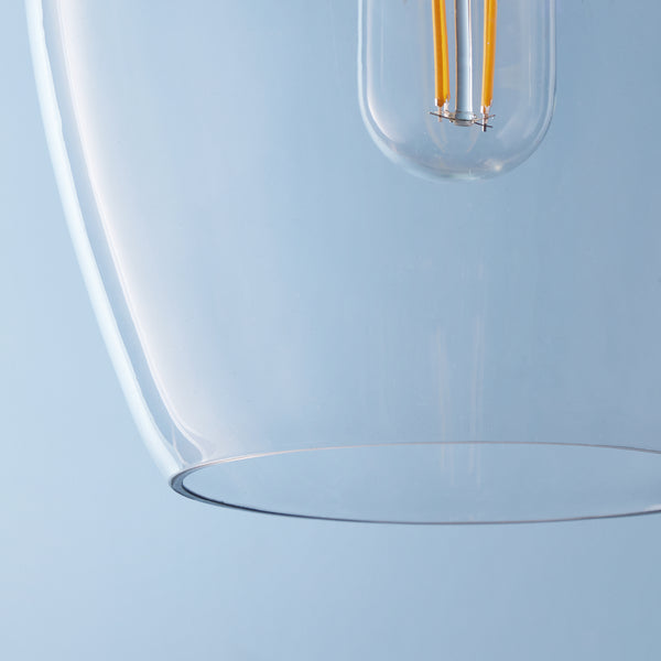Pooky - Pecadillo Pendant Light - Glass With Brass