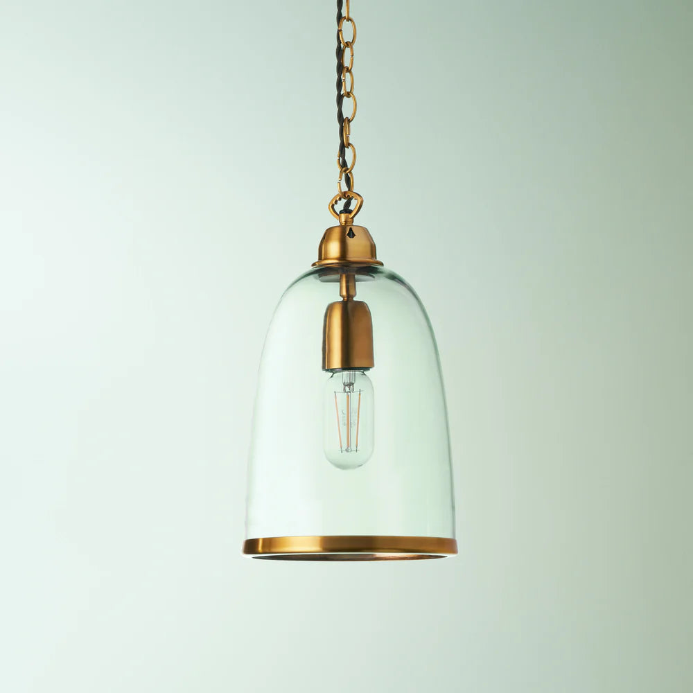 Pooky Smaller Percy Pendant Light in Clear Glass