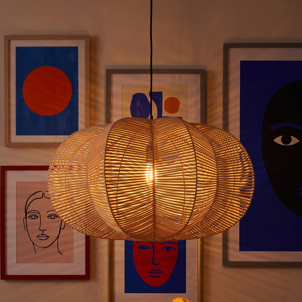 Pooky - Pomelo Pendant - Natural Rattan