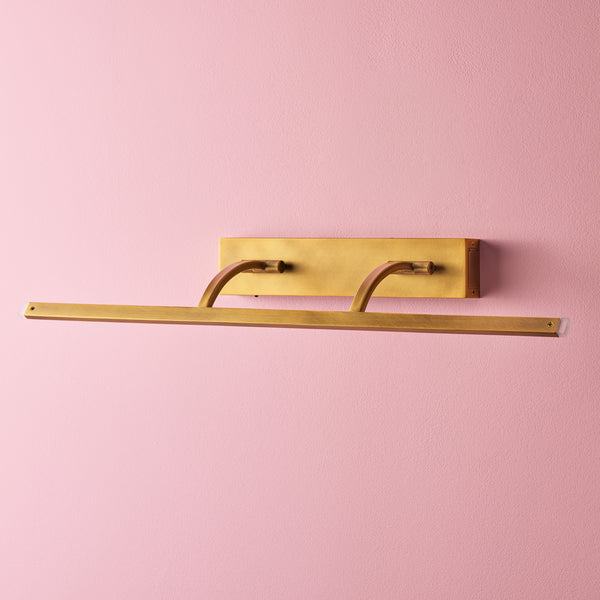 Pooky - Larger Blake Rechargeable Picture Light - Brass