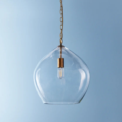 Pooky Saladin Pendant Light in clear glass