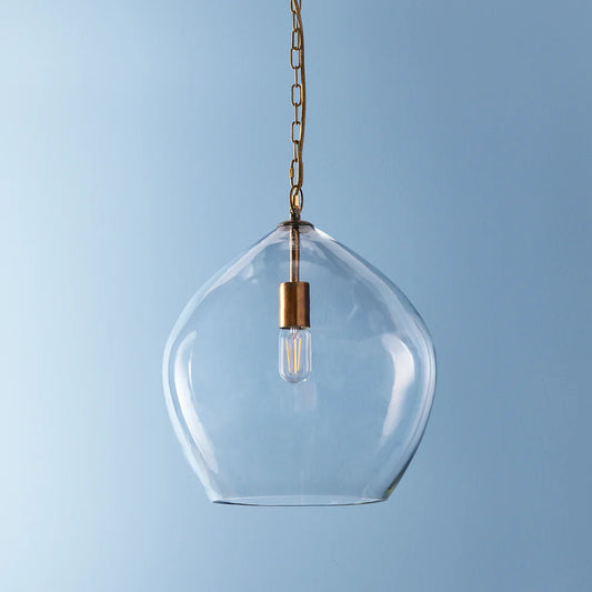 Pooky Saladin Pendant Light in clear glass