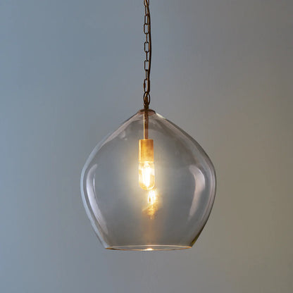 Pooky Saladin Pendant Light in clear glass