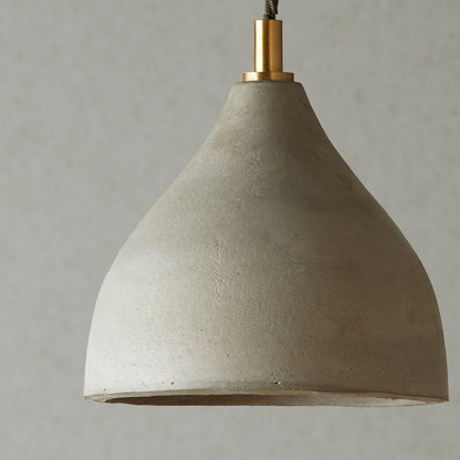 Pooky Smaller Soprano Pendant Light in Pale Grey Concrete