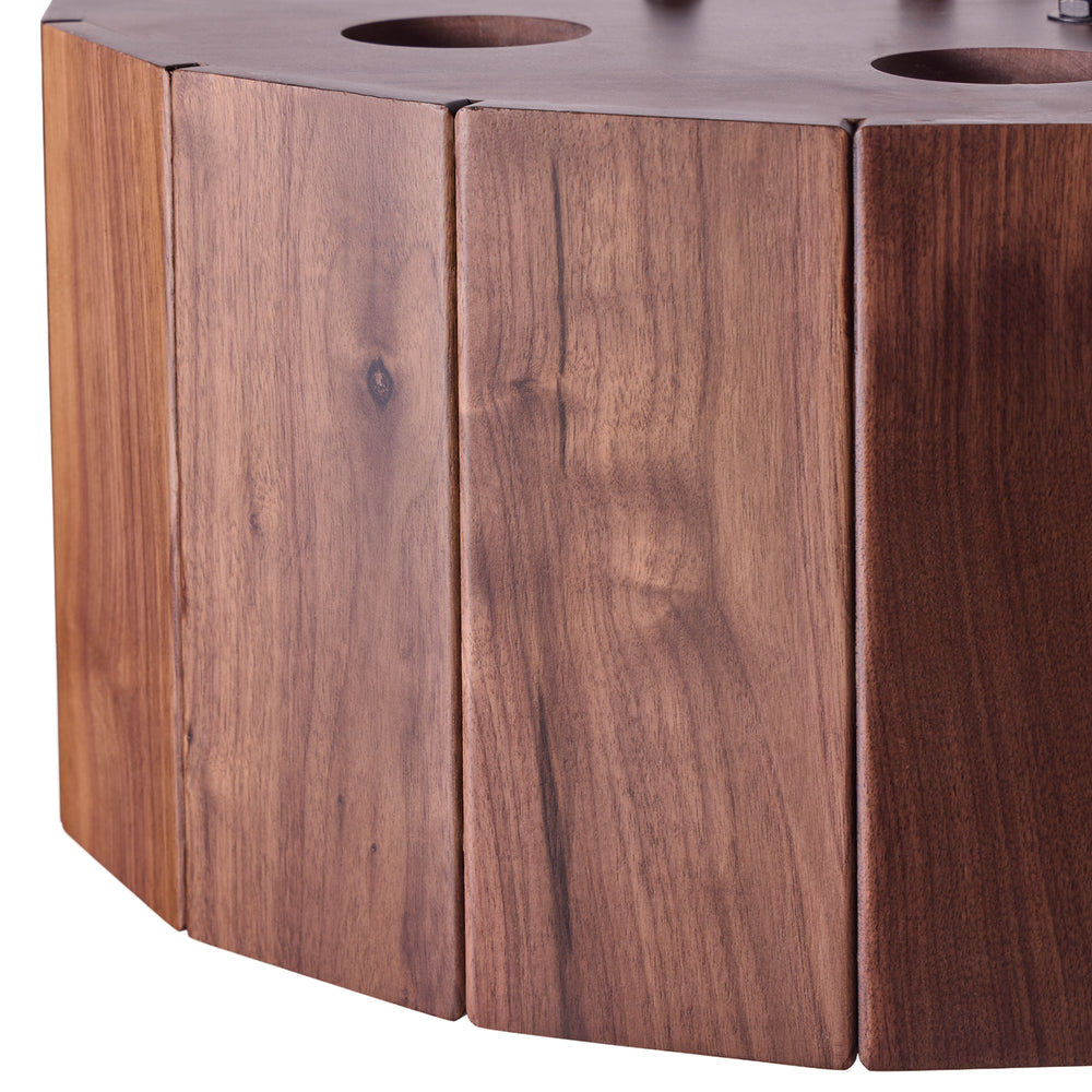 Pooky - Stave Pendant - Dark Walnut