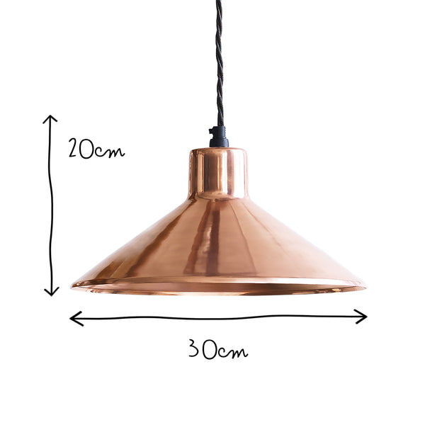 Pooky - Thea Pendant Light - Copper - Copper Interior