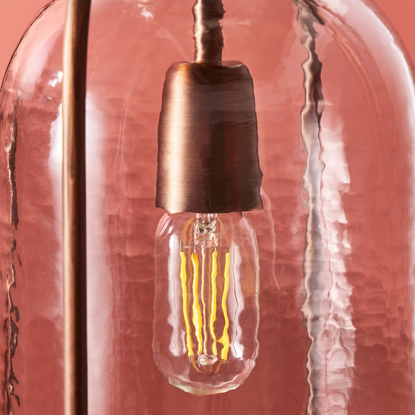Pooky - Tang Pendant Light - Bronze And Glass