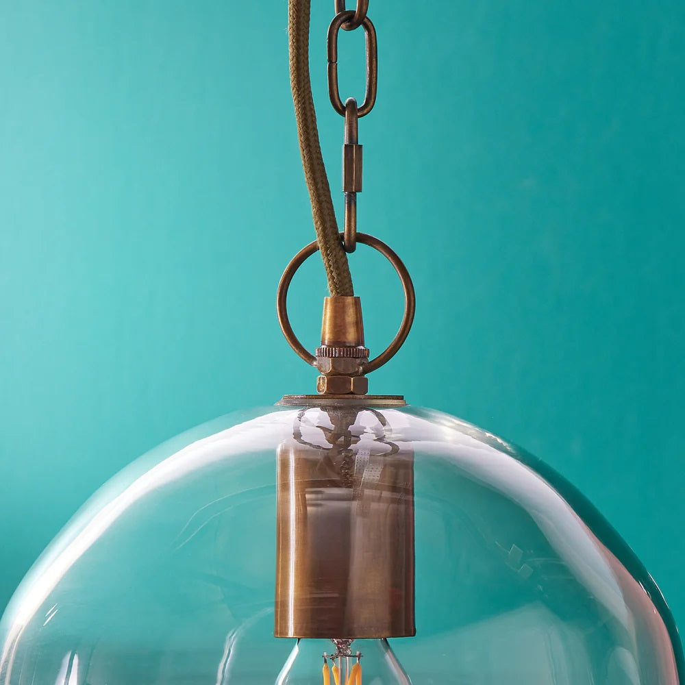 Pooky Zindarella Pendant in clear glass