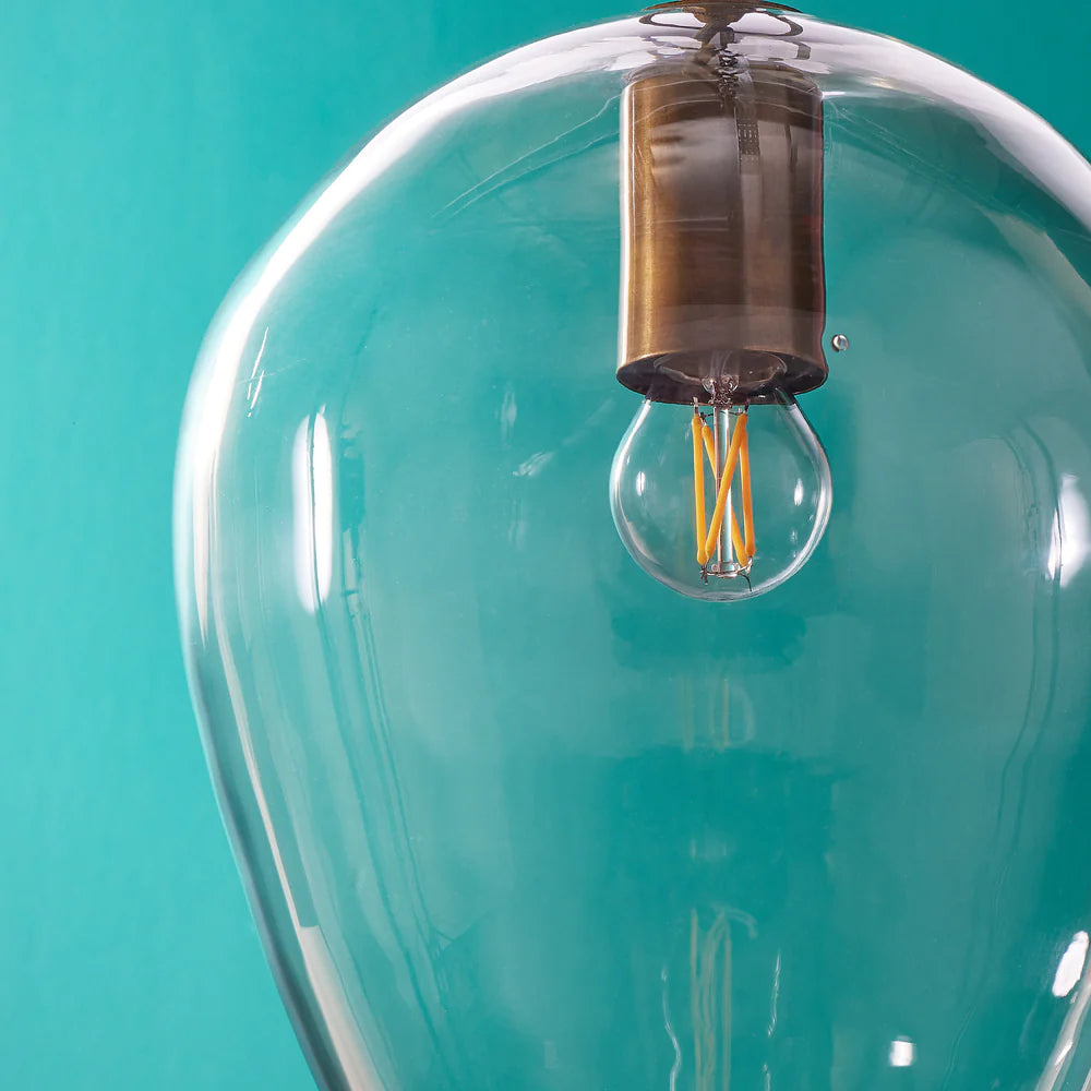 Pooky Zindarella Pendant in clear glass