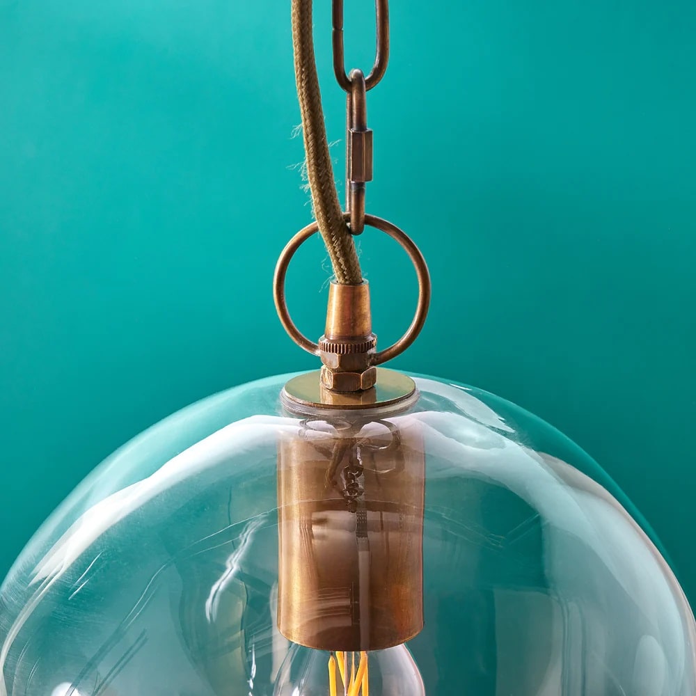 Pooky Zindarella Pendant in clear glass