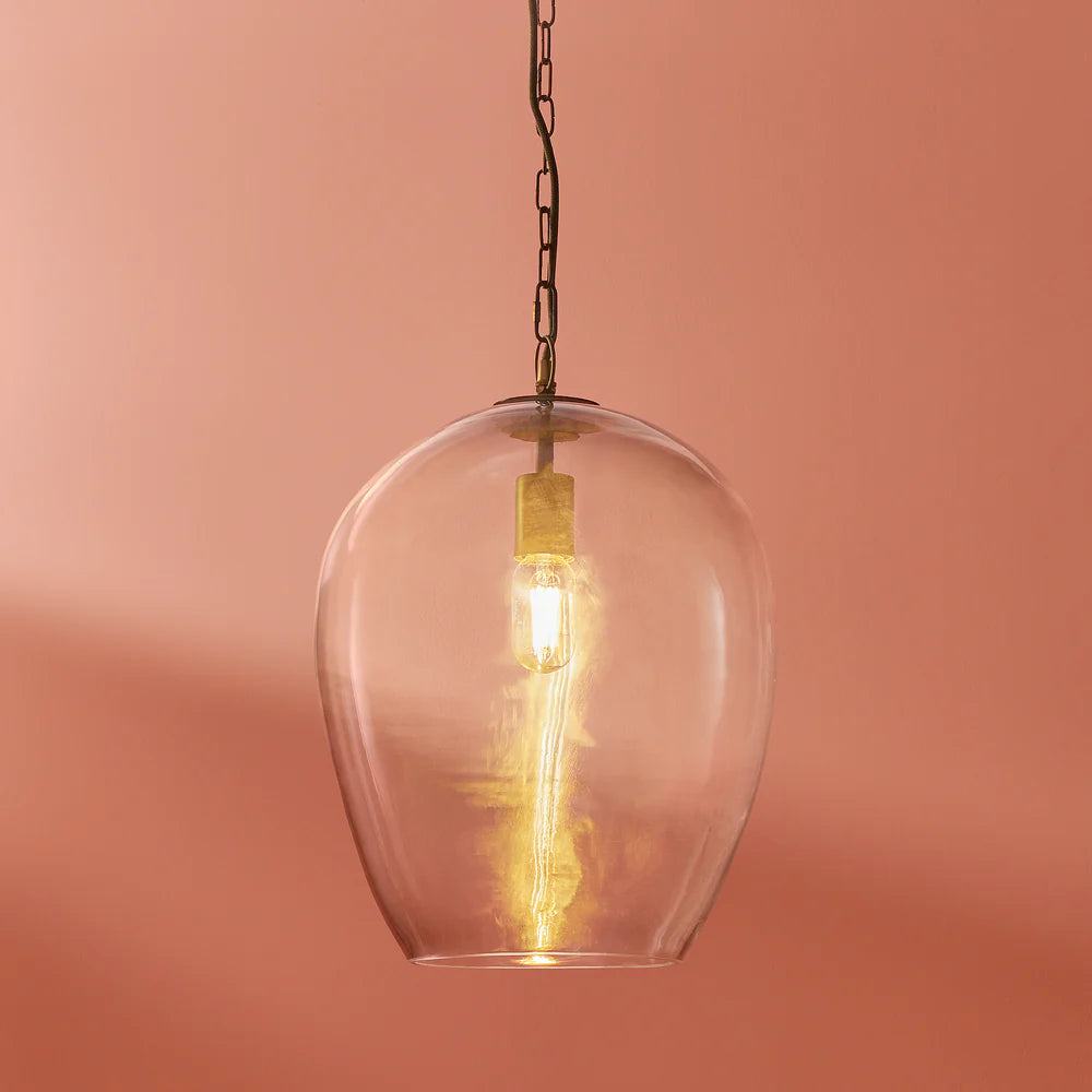 Pooky Zindarella Pendant in clear glass