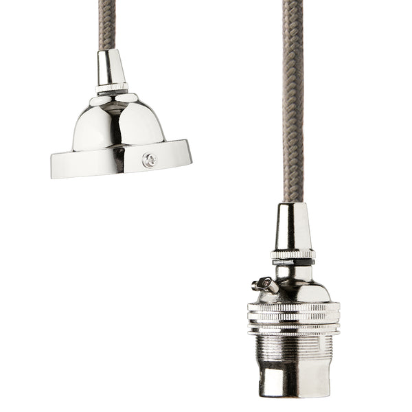 Pooky - Classic Pendant Light Kit - Chrome