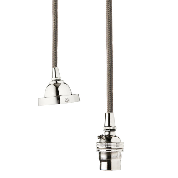 Pooky - Classic Pendant Light Kit - Chrome