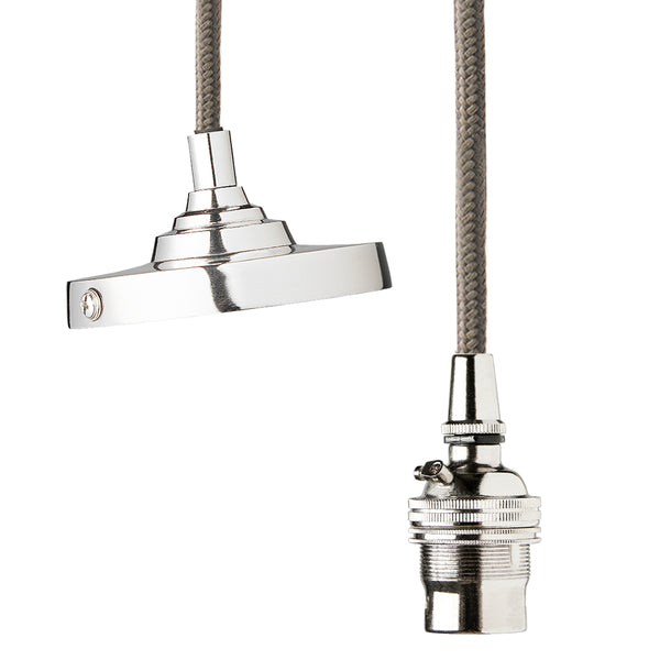 Pooky - Deco Pendant Light Fitting - Chrome