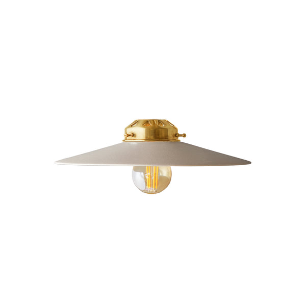 Pooky - Cecilia Ceramic Pendant Light Shade - Natural Plaster
