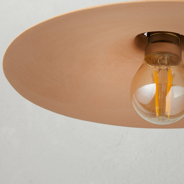 Pooky - Cecilia Ceramic Pendant Light Shade - Natural Terracotta