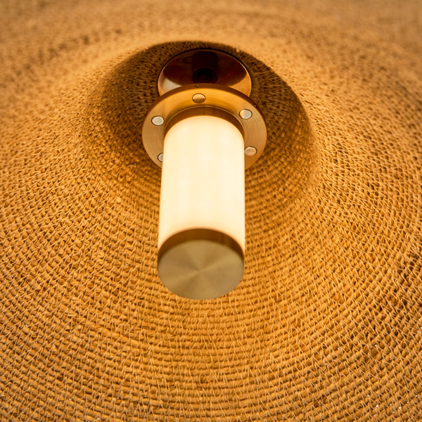 Pooky - Conical Basket Pendant Light Shade - Natural