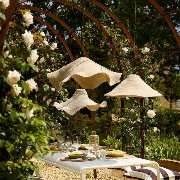 Pooky - Conical Basket Pendant Light Shade - Natural