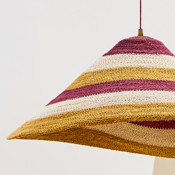 Pooky - Conical Basket Pendant Light Shade - Spices