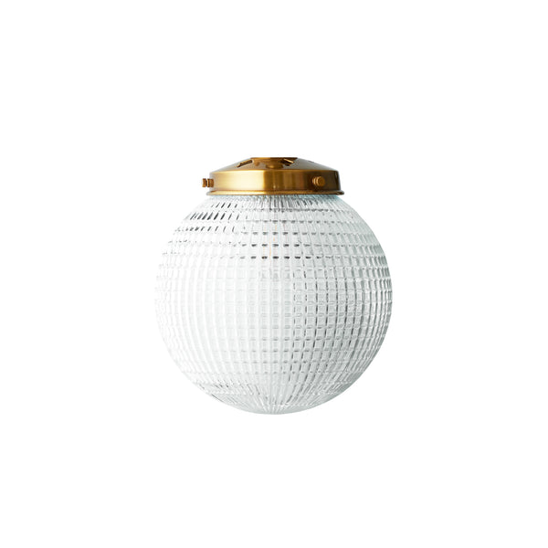 Pooky - Espere Pendant Light Shade - Regular - Clear Waffle Glass