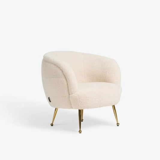 Pure White Lines The Tignes Sheepskin Tub Chair