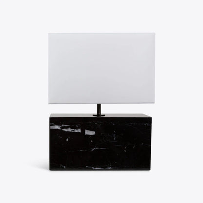 Pure White Lines Quebec Table Lamp