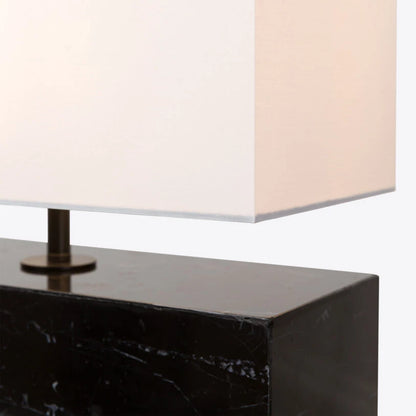 Pure White Lines Quebec Table Lamp