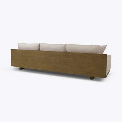 Pure White Lines Bondi Linen Sofa