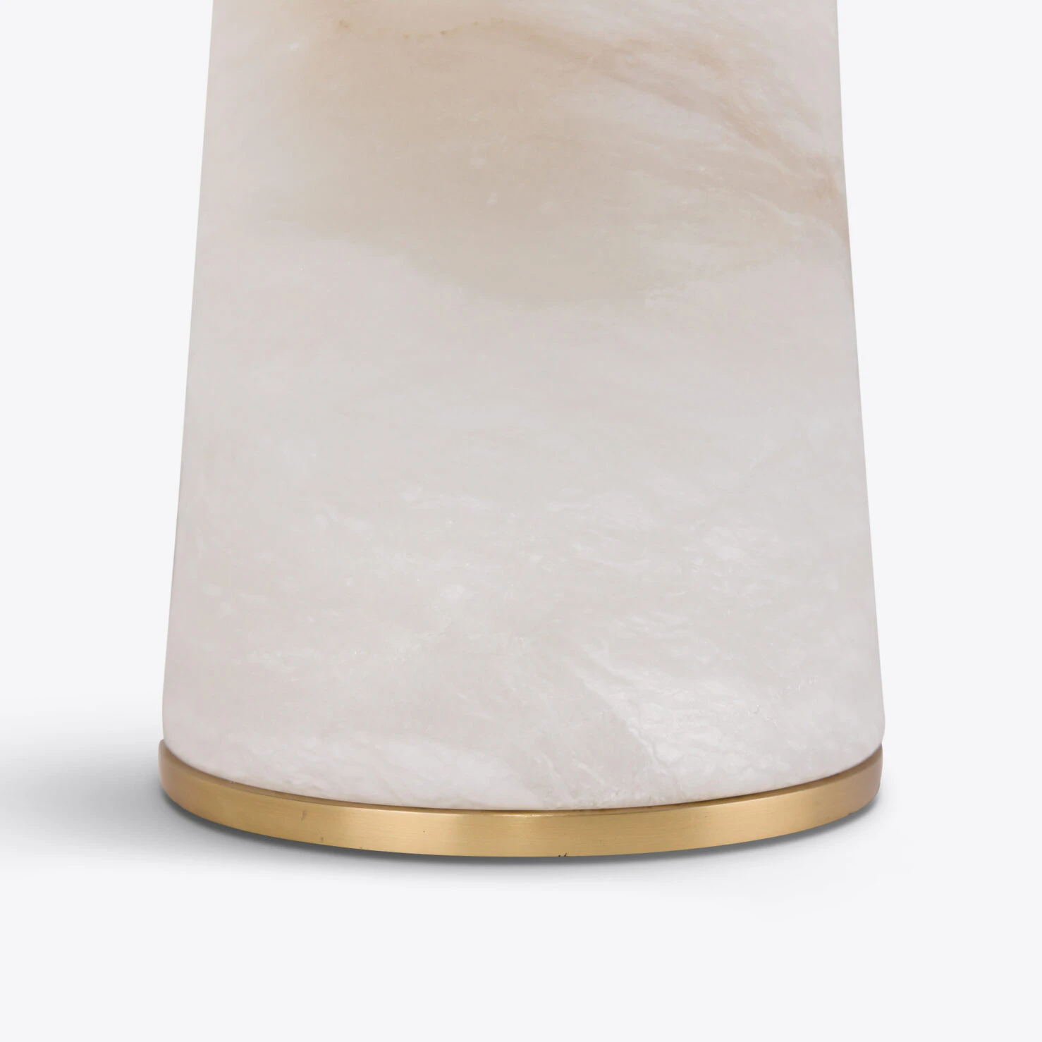 Pure White Lines - Eris Table Lamp - Large