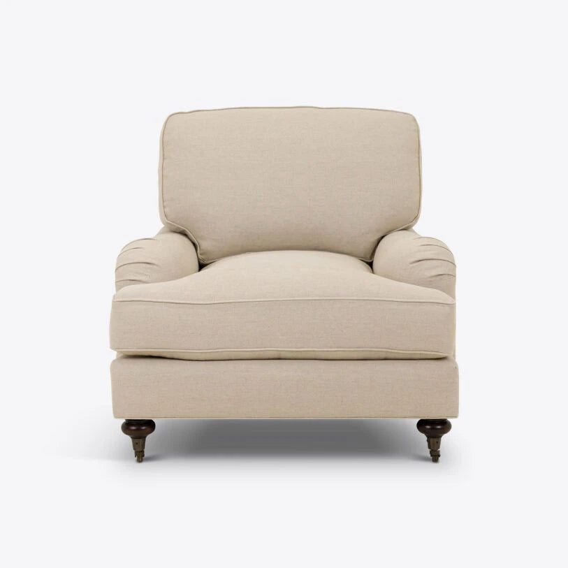 Pure White Lines Baxter Armchair