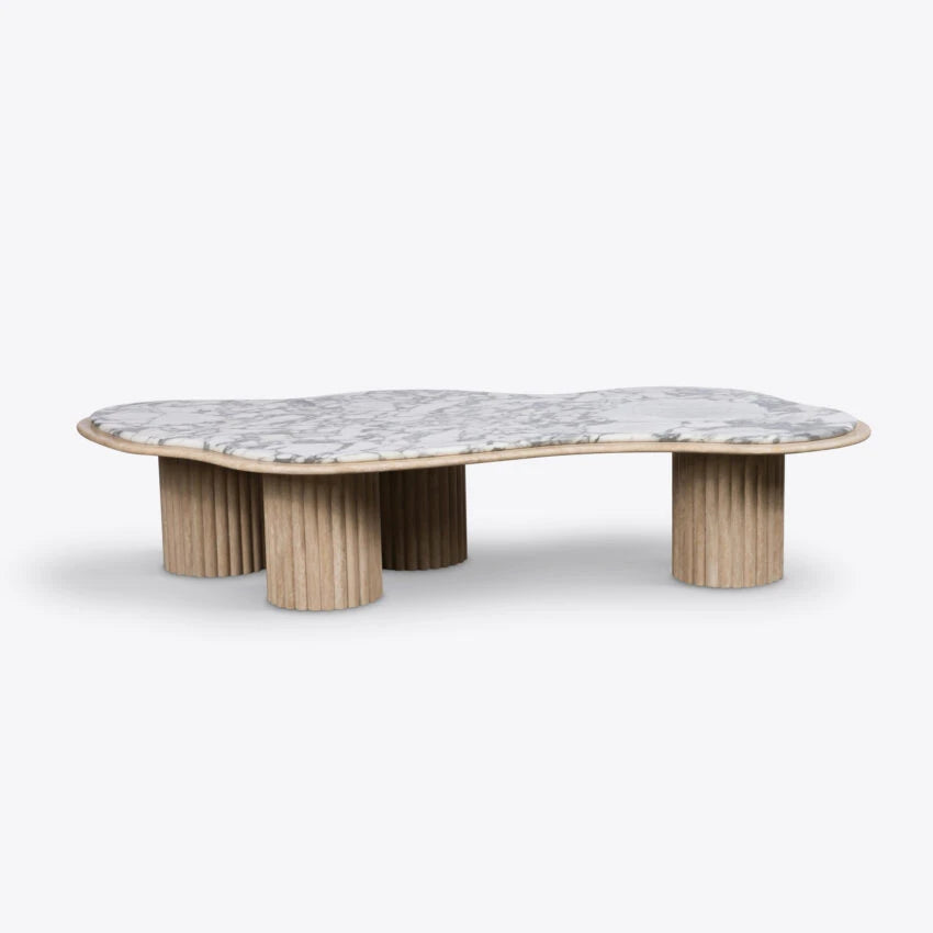 Pure White Lines Como Coffee Table