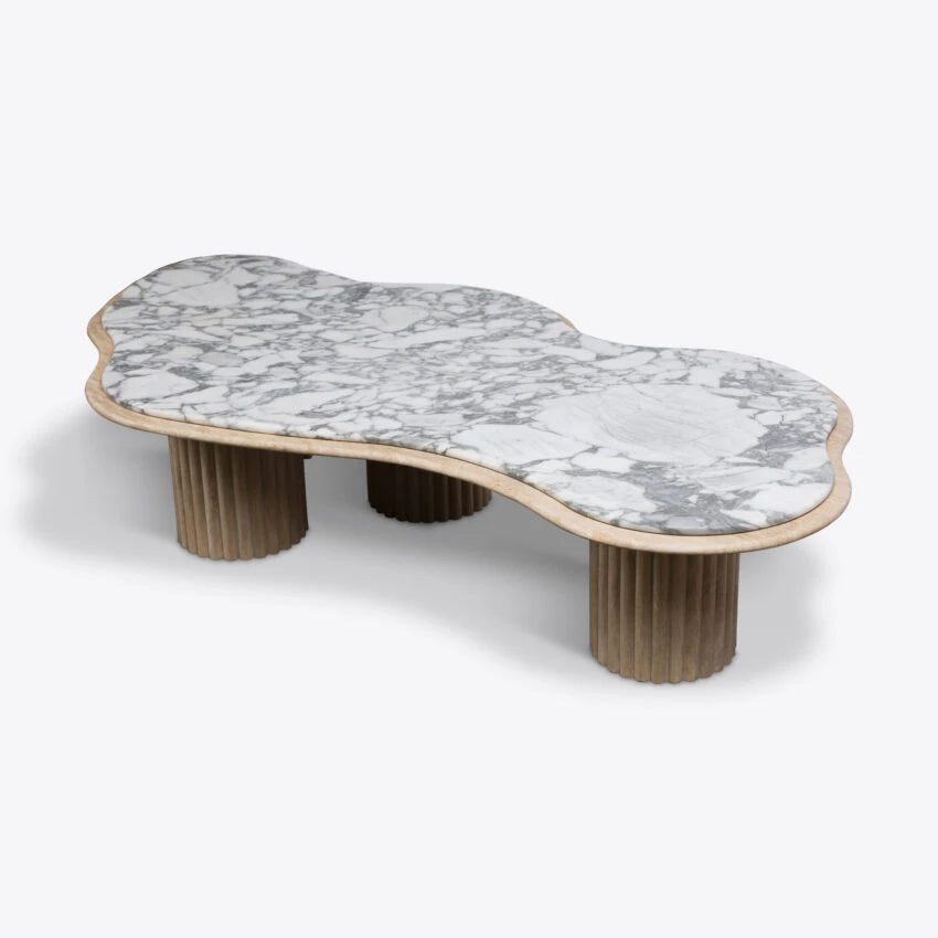 Pure White Lines Como Coffee Table