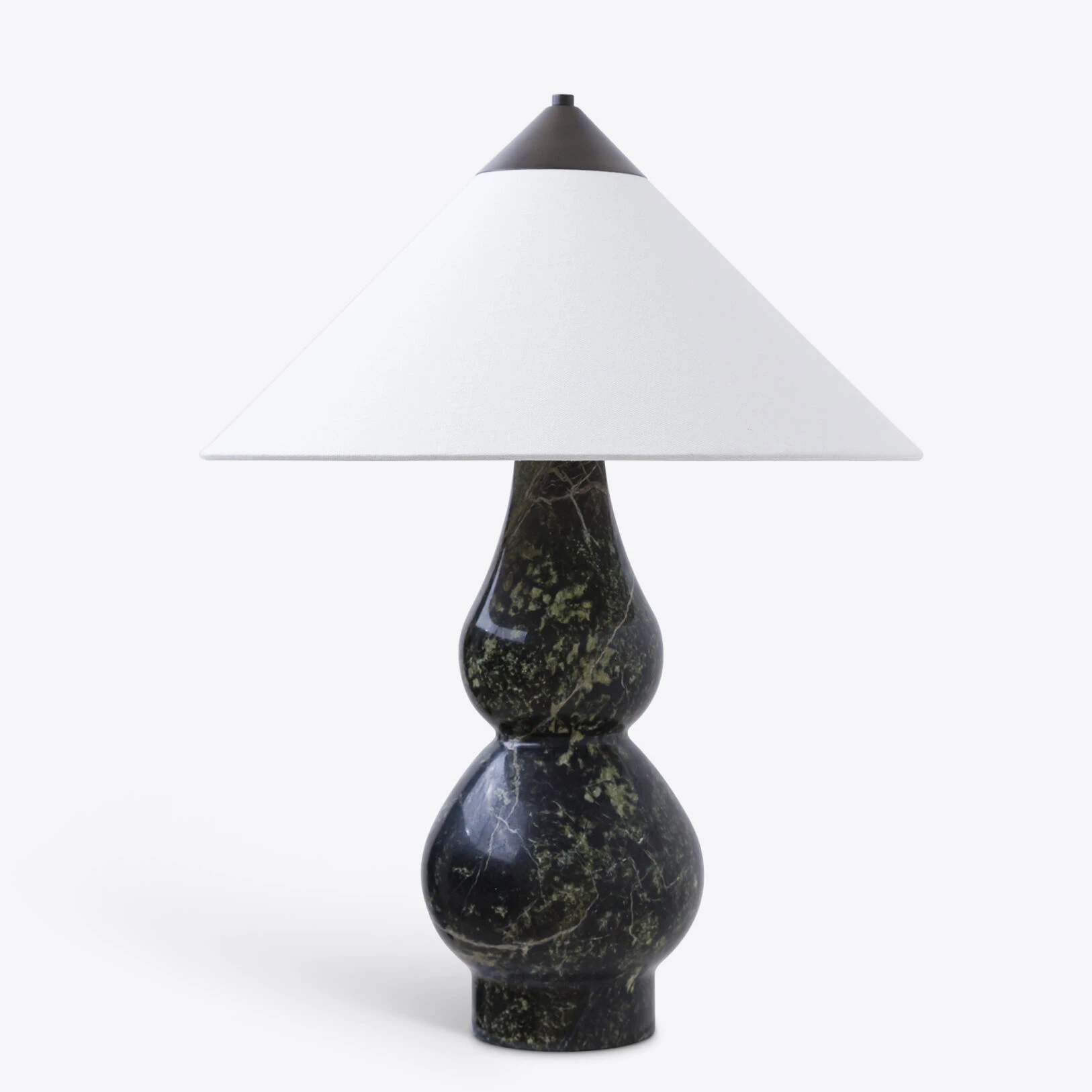 Pure White Lines - Yuki Table Lamp - Green