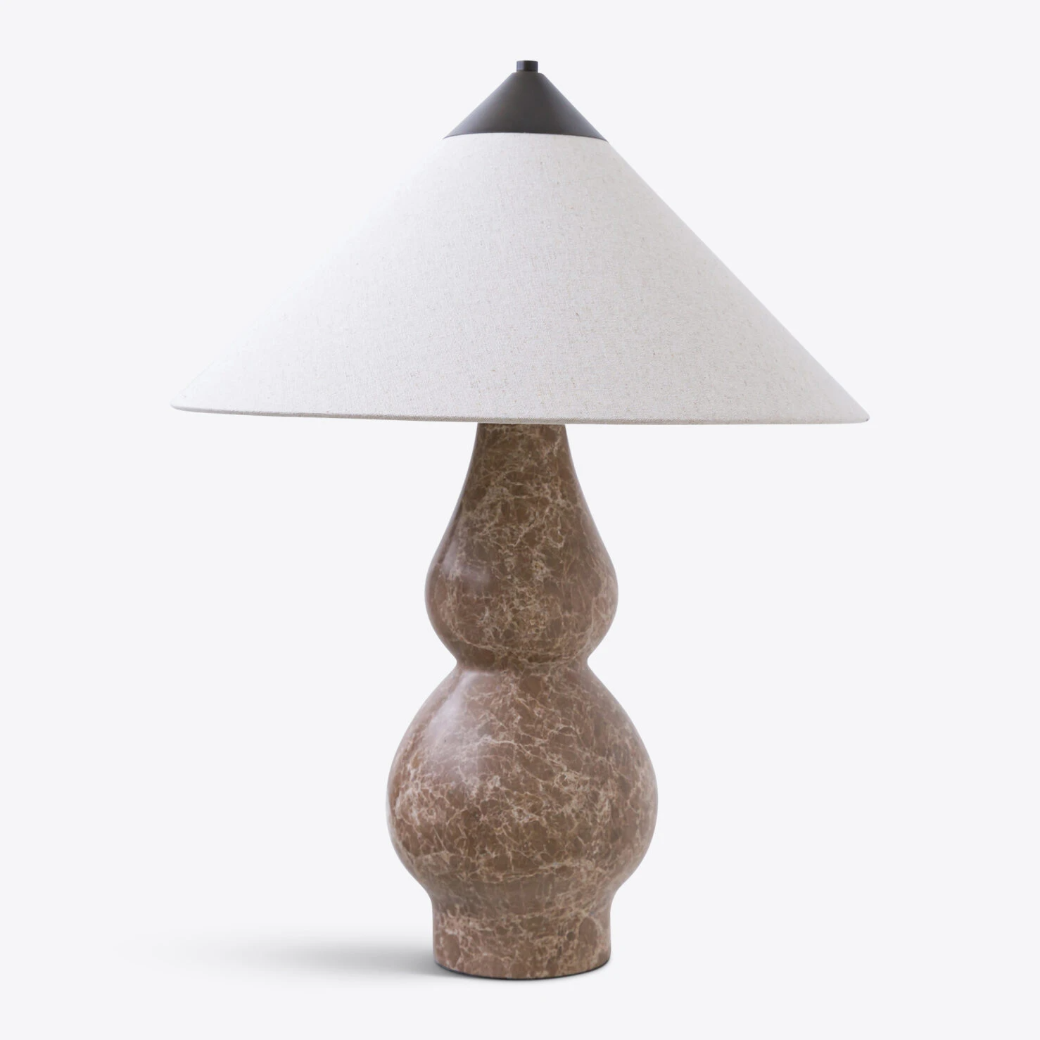 Pure White Lines - Yuki Table Lamp - Beige