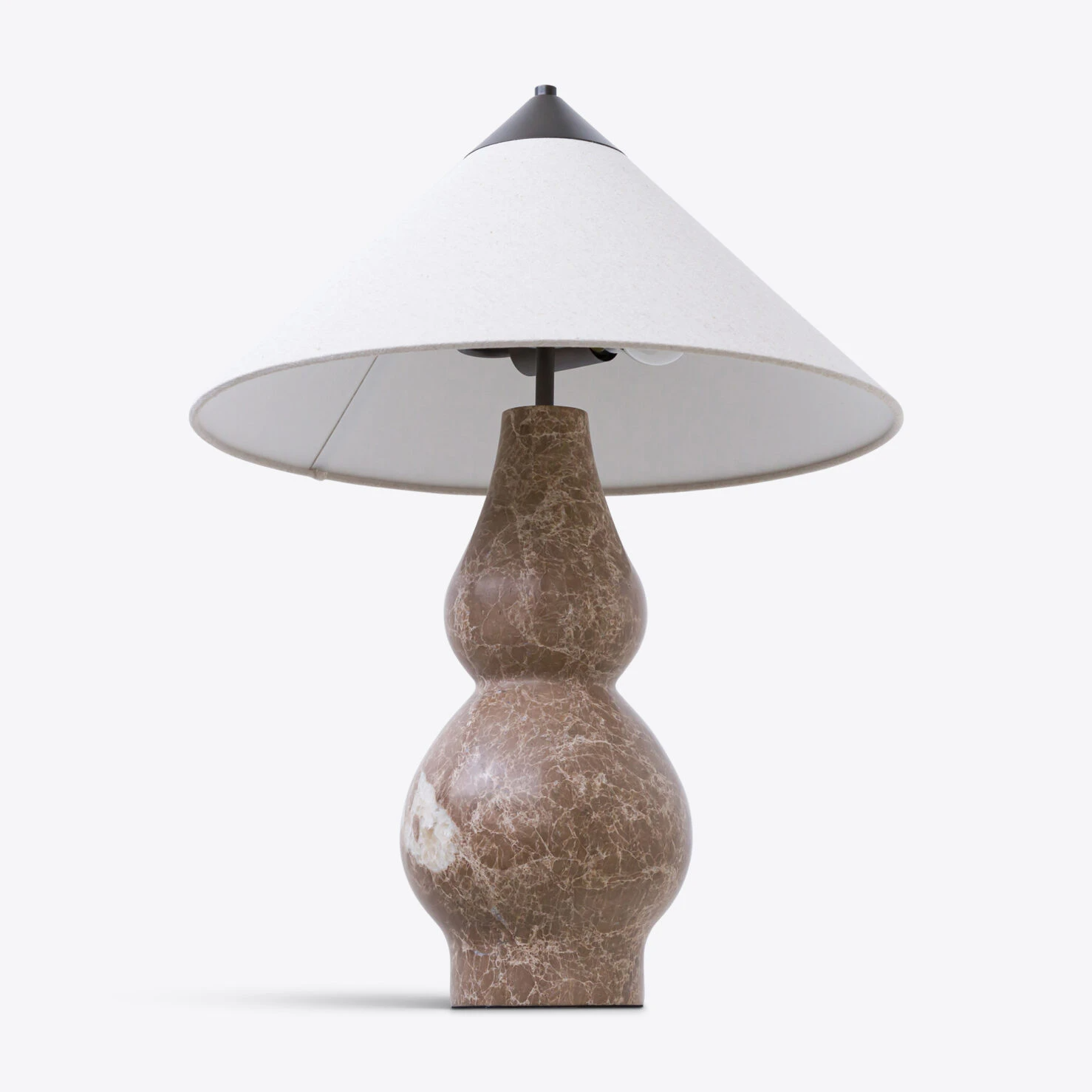 Pure White Lines - Yuki Table Lamp - Beige