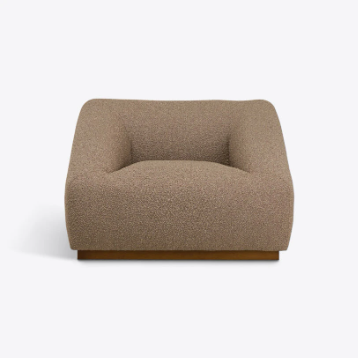 Pure White Lines - Xavier Bouclé Armchair - Parisian Fawn