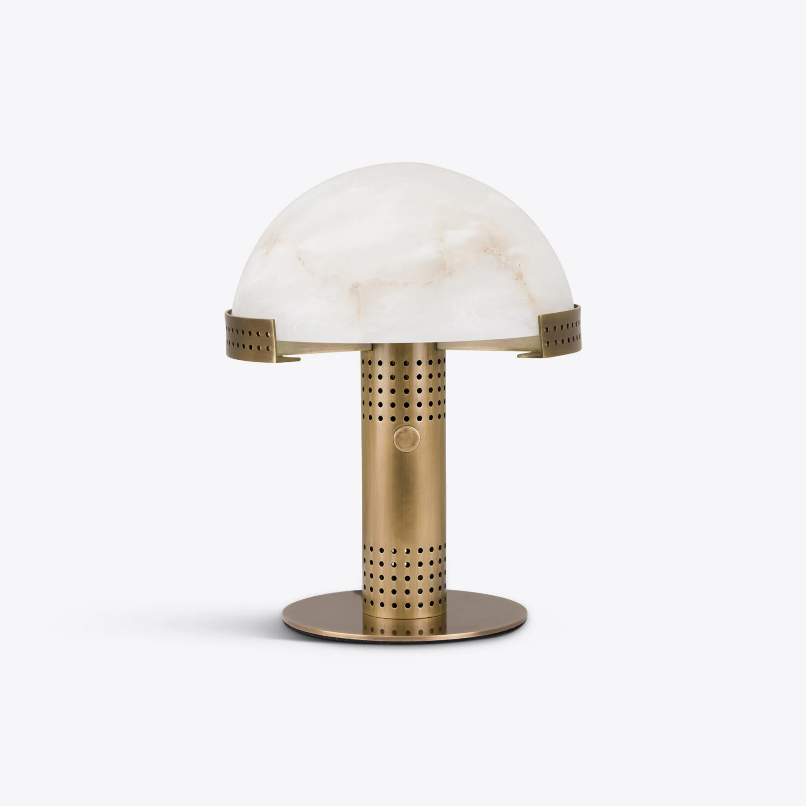 Pure White Lines - Bronx Table lamp Antique – Antique Brass - Large