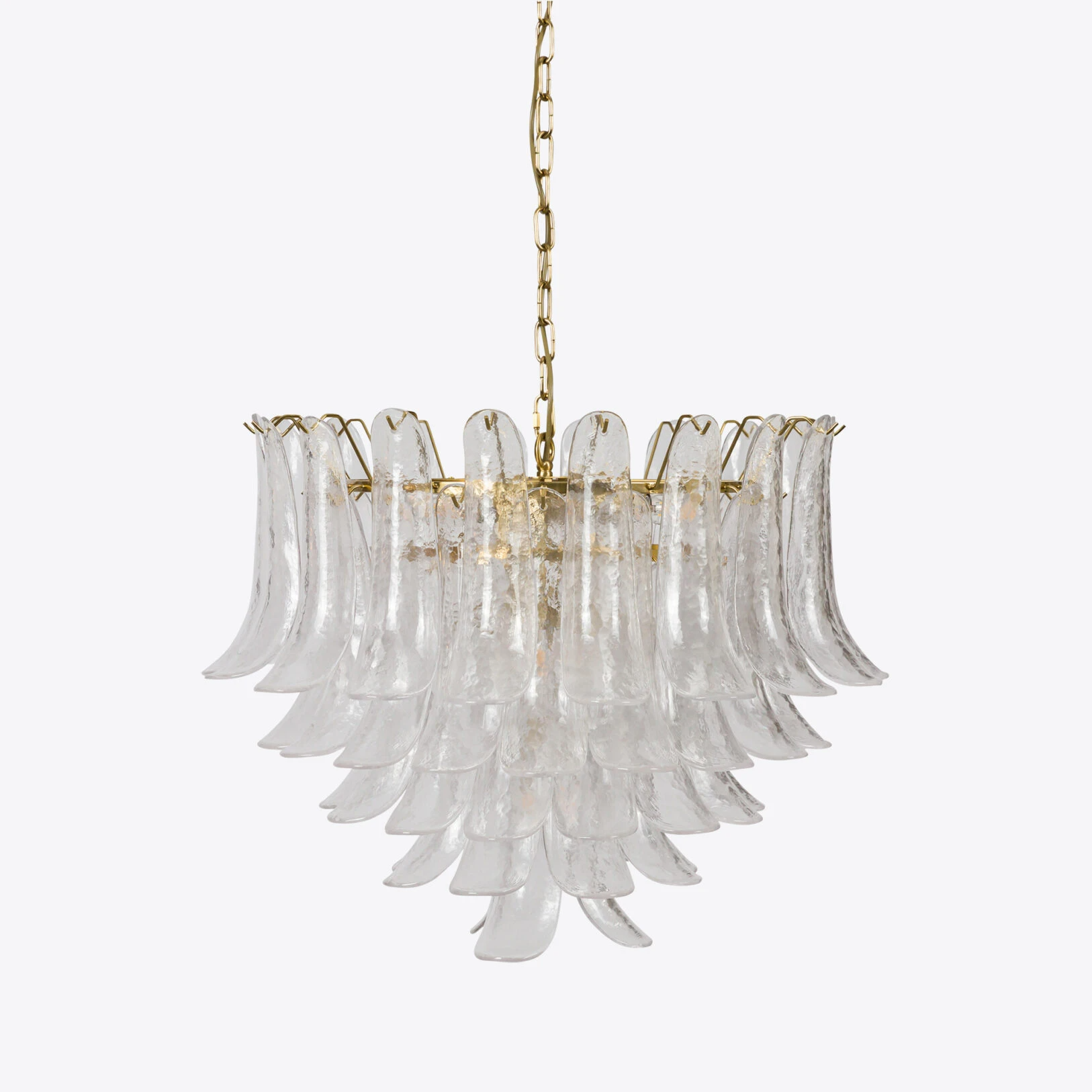 Pure White Lines - Piccolo Petalo Chandelier