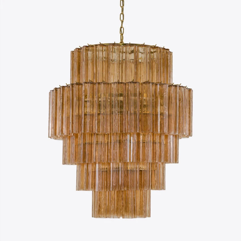 Pure White Lines Freccia Treviso Chandelier