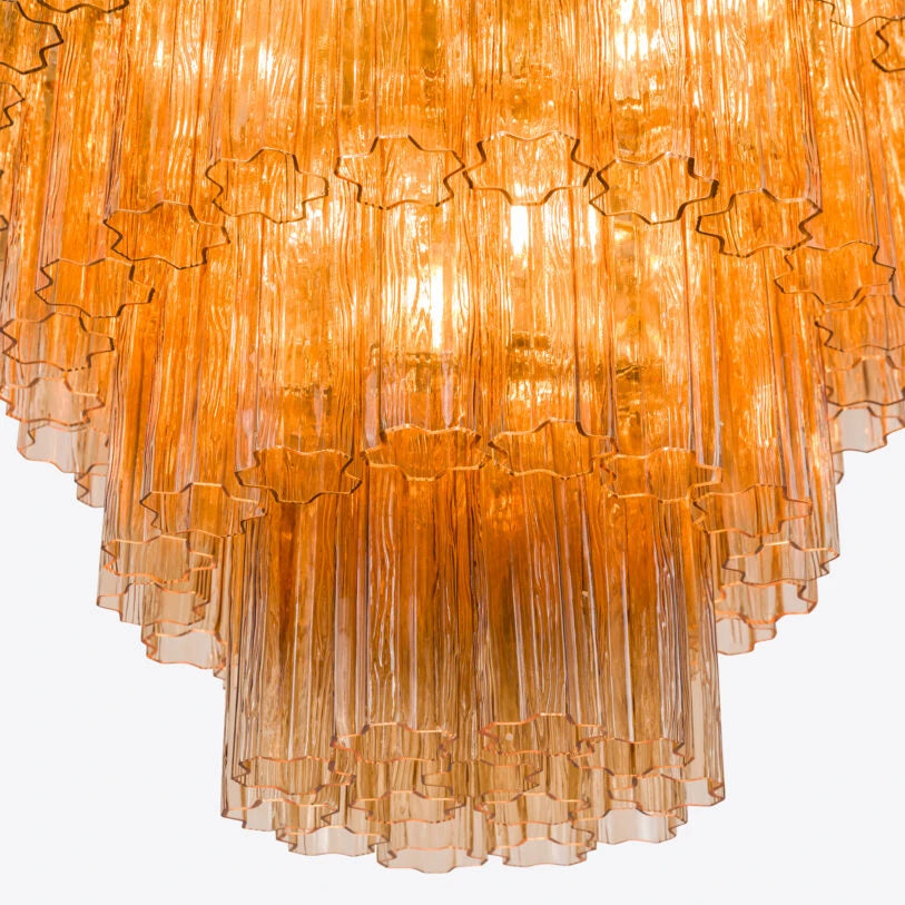 Pure White Lines Freccia Treviso Chandelier