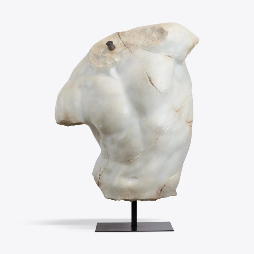 Pure White Lines Sirrus XL Male Torso